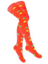 Overknees Sterne color orange
