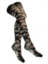 Overknees Camouflage