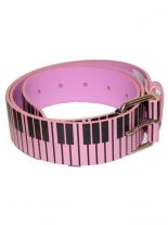 Gürtel Klaviertasten pink