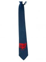 Krawatte blau mit Logo