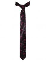 Krawatte Sterne pink