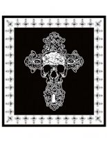 Tagesdecke Totenkopf Kreuz 240 x 150 cm