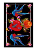 Tagesdecke Flowers 240 x 150 cm