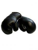 Kleine Boxhandschuhe schwarz