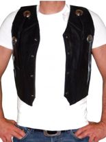 Biker Lederweste Conchos