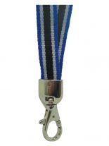 Schlüsselband blau weiß schwarz