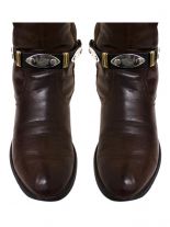 Leder Stiefelband Indians