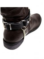Leder Stiefelband Indians