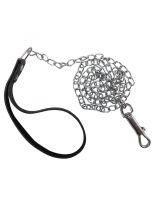 Lederfessel Halsband mit Leine