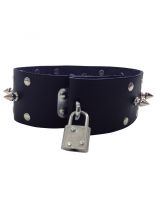 Lederfessel Halsband Killernieten Führungsleine