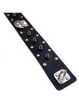 Lederfessel Halsband Killernieten Führungsleine