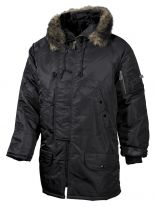 Polar Winterjacke schwarz