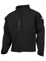 Allwetterschutz Soft Shell Jacke schwarz