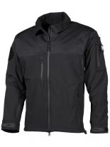Allwetter Soft Shell Jacke schwarz