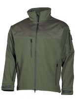 Allwetter Soft Shell Jacke oliv