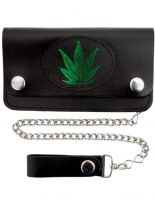 Geldbeutel mit Kette Marijuana