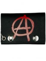 Geldbeutel mit Kette Anarchy