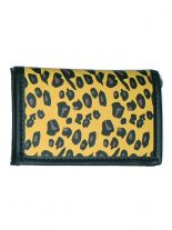 Geldbeutel mit Kette Leopard gelb