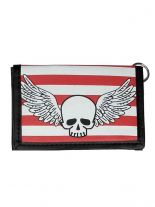 Geldbeutel mit Kette USA Skull