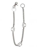 Geldbeutel Kette Schlagring silber