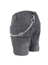 Geldbeutel Kette Schlagring silber
