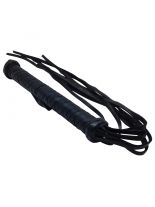 SM 8 Riemen Peitsche schwarz