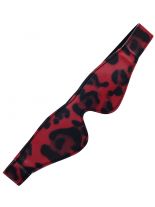 Sklavenset mit Peitsche Leopard rot