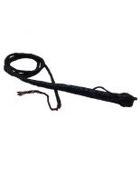Leder Peitsche 190 cm schwarz