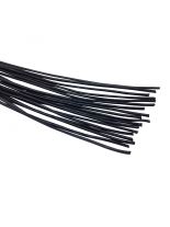 Fetisch Leder Peitsche mit 18 Riemen schwarz