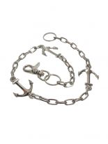 Geldbeutel Kette mit 3 Anker