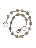 Geldbeutel Kette Skull silber
