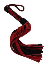 SM Wildleder Peitsche rot 45 cm