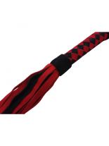 SM Wildleder Peitsche rot 45 cm