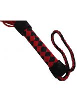 SM Wildleder Peitsche rot 45 cm