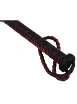 Leder Peitsche Wedel schwarz