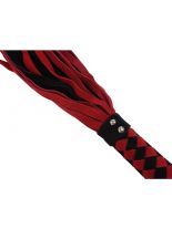 SM Wildleder Peitsche rot 60 cm