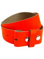 Leder Wechselgürtel orange rot