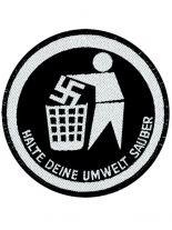 Aufnäher Halte deine Umwelt sauber