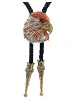 Cowboy Bolokrawatte Adlerkopf