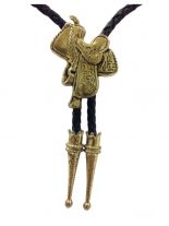 Cowboy Bolokrawatte Sattel