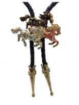 Cowboy Bolokrawatte 3 Pferde