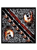 Bandana brennender Totenkopf