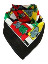 Bandana Katze und Maus rot