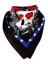 Bandana Confederate Skull