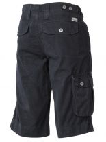 Bermudashort schwarz stonewashed