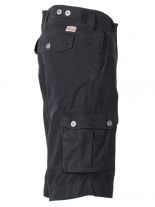 Bermudashort schwarz stonewashed