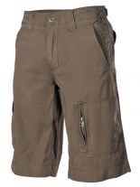 Bermudashort oliv stonewashed