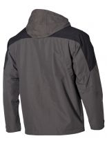 Regen Outdoor Jacke schwarz grün