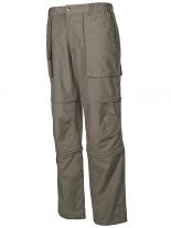 Multifunktionshose oliv mit 3/4-Hose