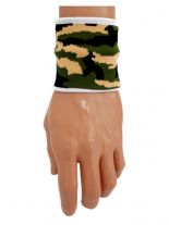 Schweißband Camouflage grün